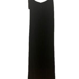 Velvet fully lined long skirt